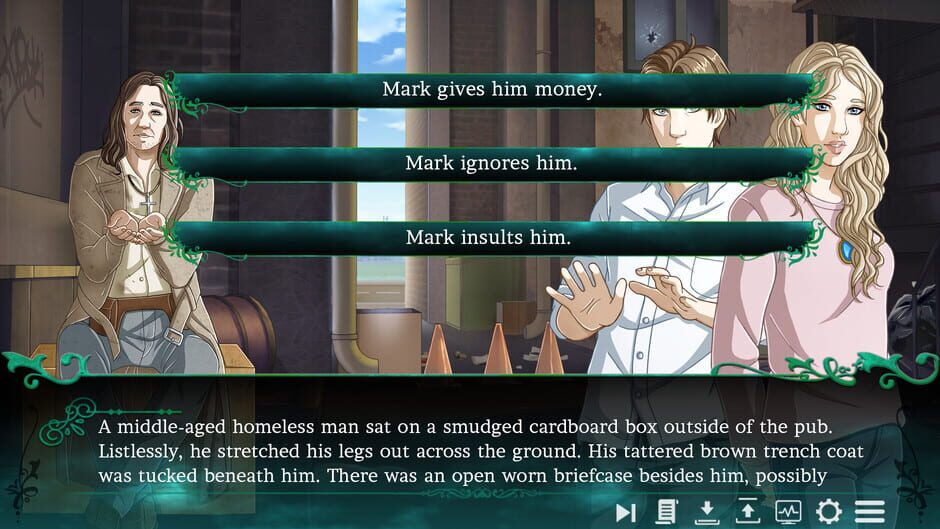 Twice Reborn: A Vampire Visual Novel Screenshot