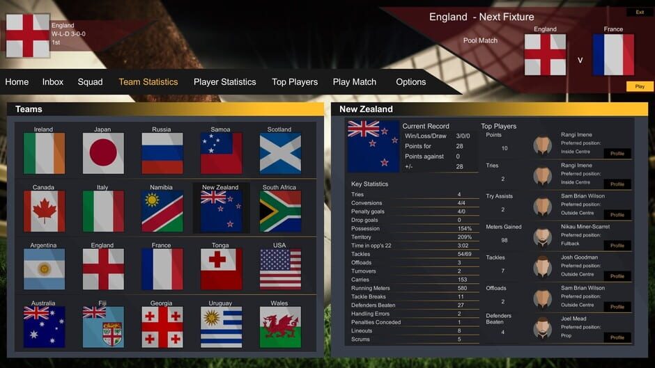 Rugby Champions Screenshot