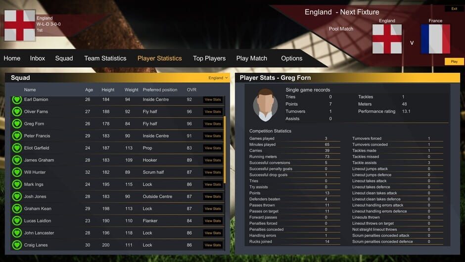 Rugby Champions Screenshot