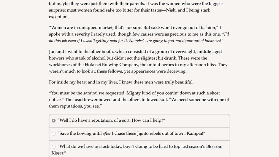 Samurai of Hyuga Book 4 Screenshot