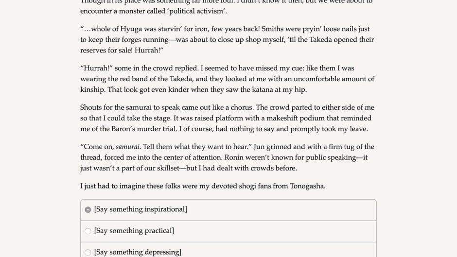 Samurai of Hyuga Book 4 Screenshot