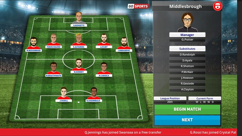 Club Soccer Director PRO 2020 Screenshot