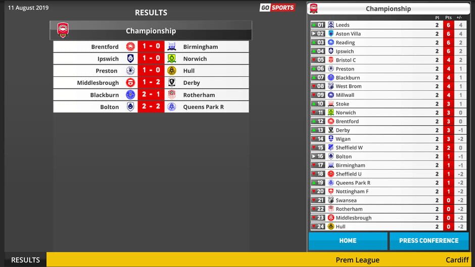 Club Soccer Director PRO 2020 Screenshot