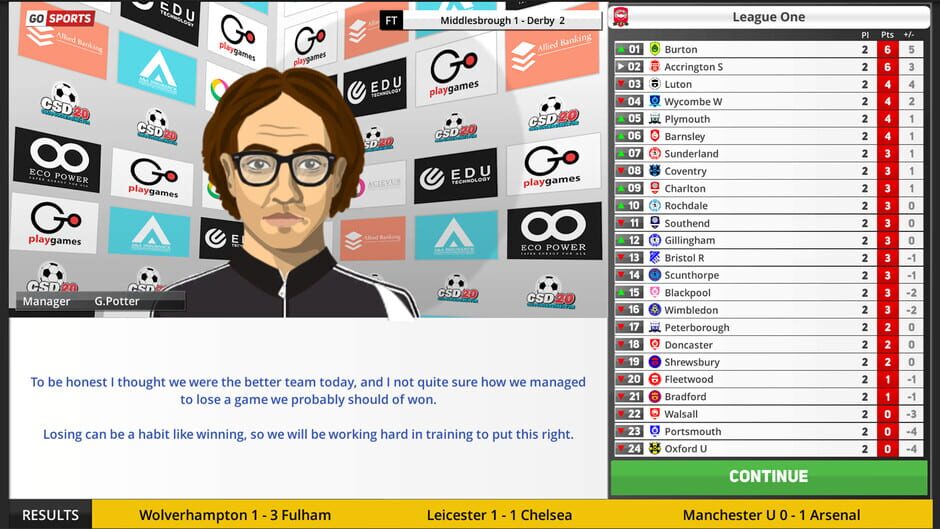 Club Soccer Director PRO 2020 Screenshot