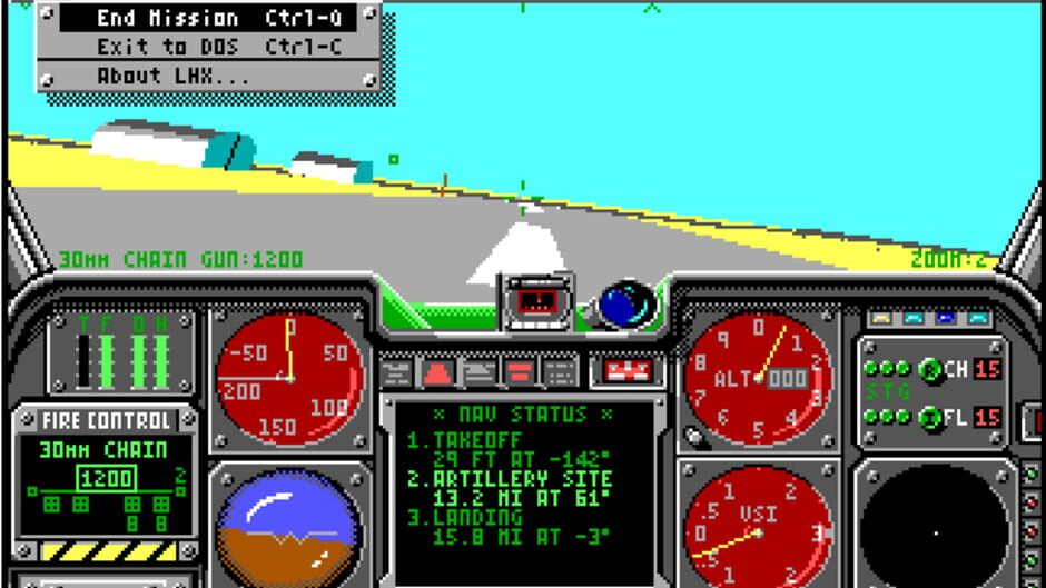 LHX: Attack Chopper screenshot