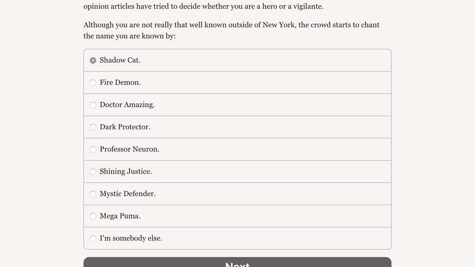 Hero or Villain: Genesis Screenshot
