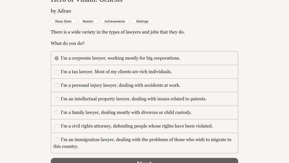 Hero or Villain: Genesis Screenshot