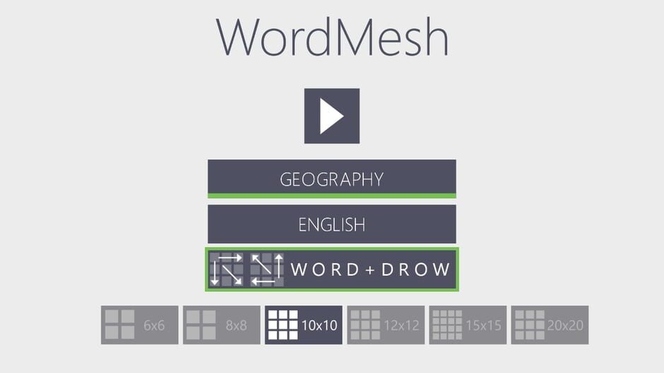 Word Mesh Screenshot