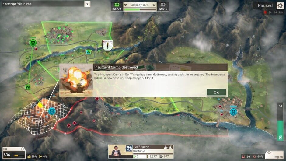 Rebel Inc: Escalation Screenshot