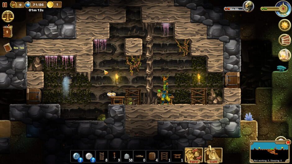 Craft the World: Grottoes Screenshot