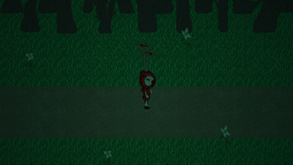 The Miserable Crimson Hooded Girl Screenshot