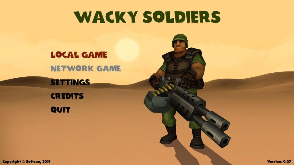 สกรีนช็อตจาก Wacky Soldiers (รูปที่ 3)