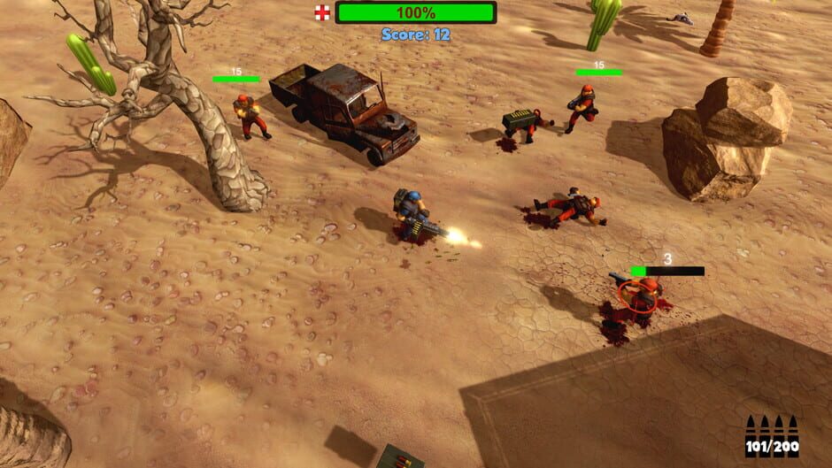 สกรีนช็อตจาก Wacky Soldiers (รูปที่ 7)