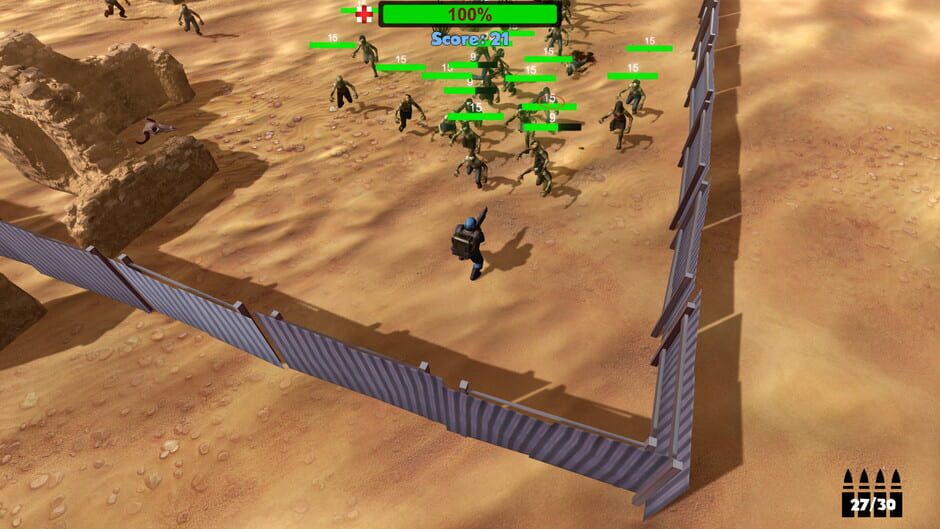 สกรีนช็อตจาก Wacky Soldiers (รูปที่ 10)