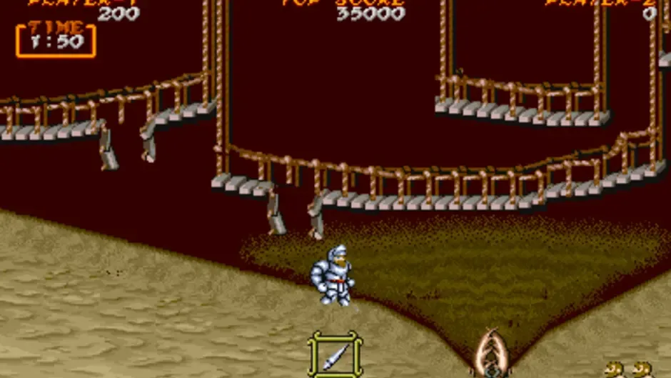 Ghouls 'n Ghosts, captura de tela 1