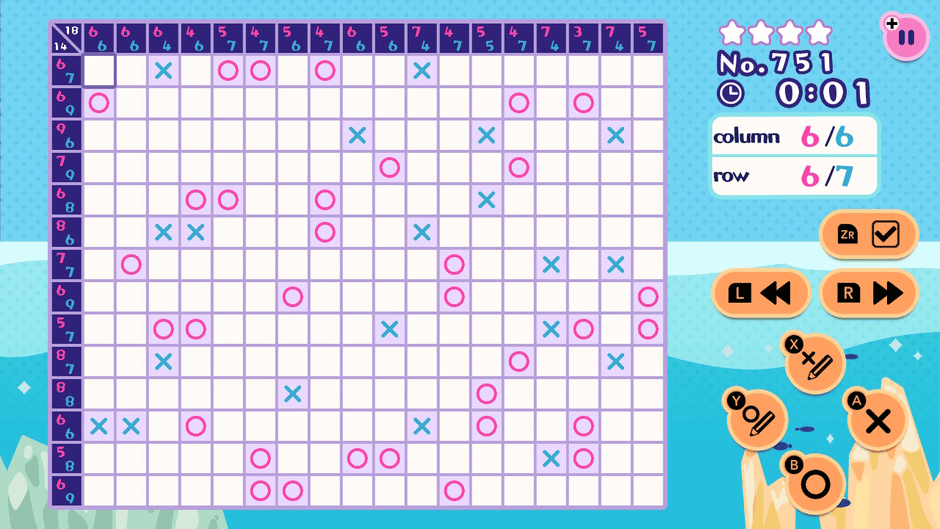 OX Logic Puzzle 1000! Screenshot