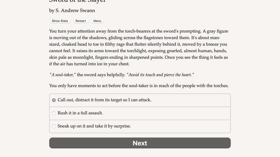 Sword of the Slayer Screenshot