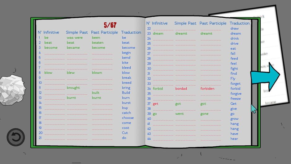 Timmy's adventures : VerbMon Screenshot