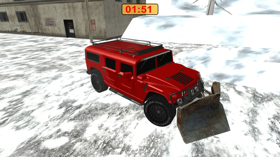 Snow Clearing Driving Simulator Screenshot