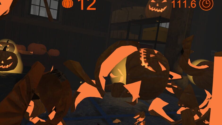 สกรีนช็อตจาก Pumpkin Smasher VR (รูปที่ 2)
