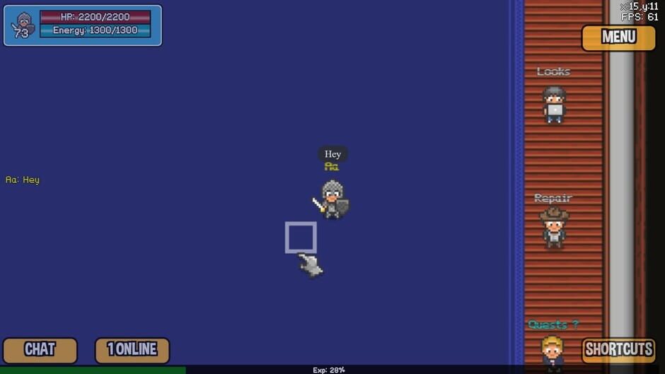 สกรีนช็อตจาก Retro RPG Online 2 (รูปที่ 5)