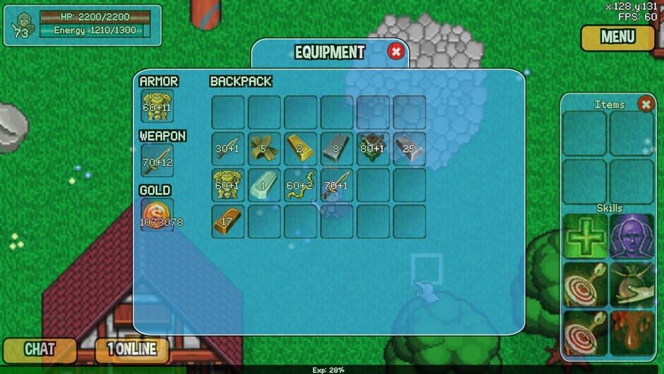 สกรีนช็อตจาก Retro RPG Online 2 (รูปที่ 3)