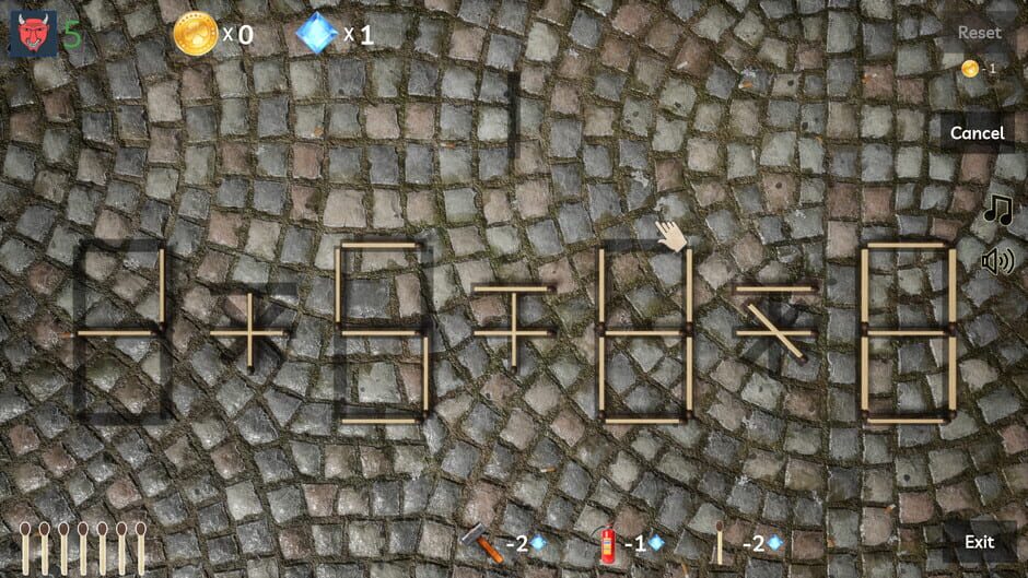 Puzzle: Fire Sticks Screenshot