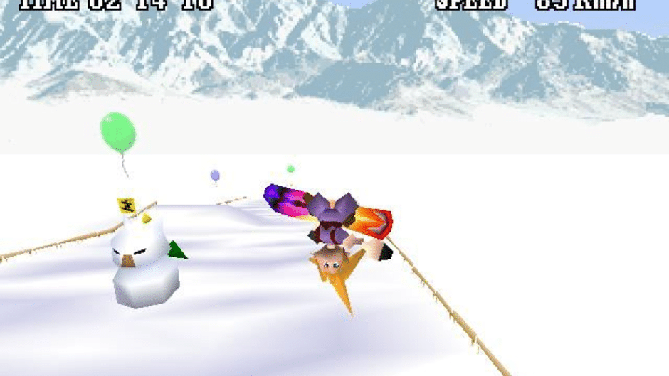 Final Fantasy VII Snowboarding Screenshot