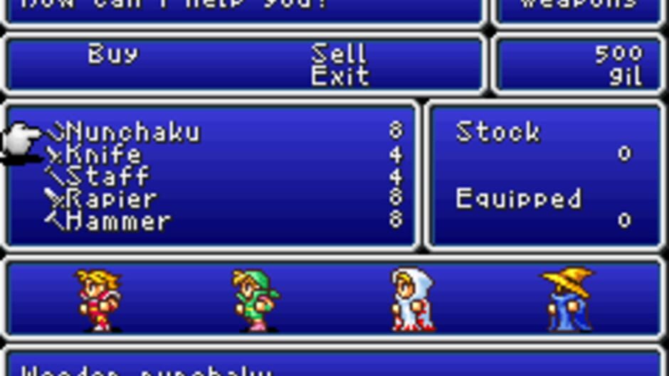 Final Fantasy I & II: Dawn of Souls screenshot