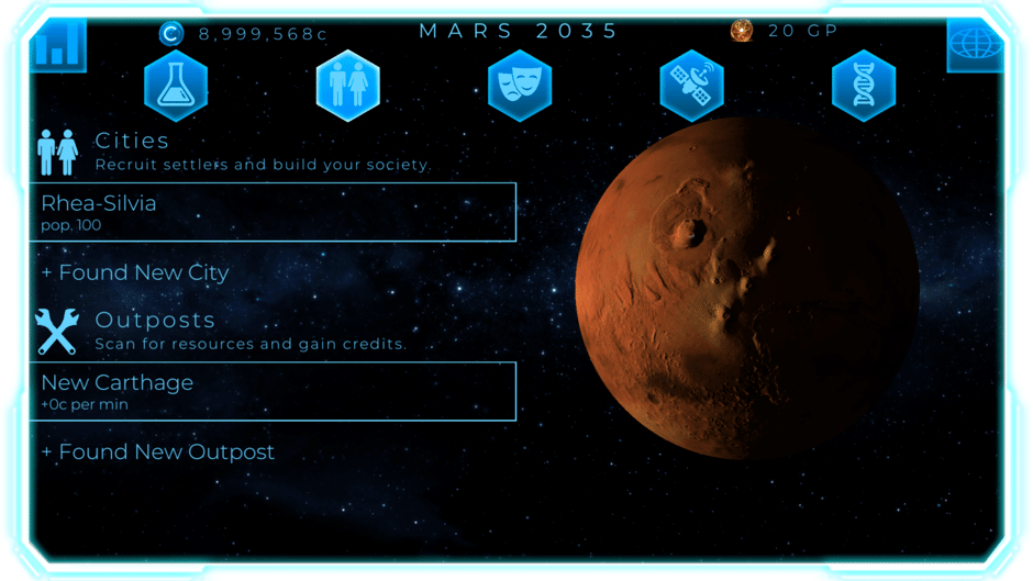 TerraGenesis - Space Settlers Screenshot