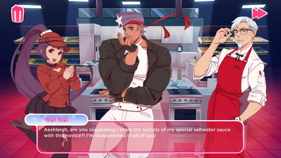 I Love You, Colonel Sanders! A Finger Lickin' Good Dating Simulator, captura de tela 4