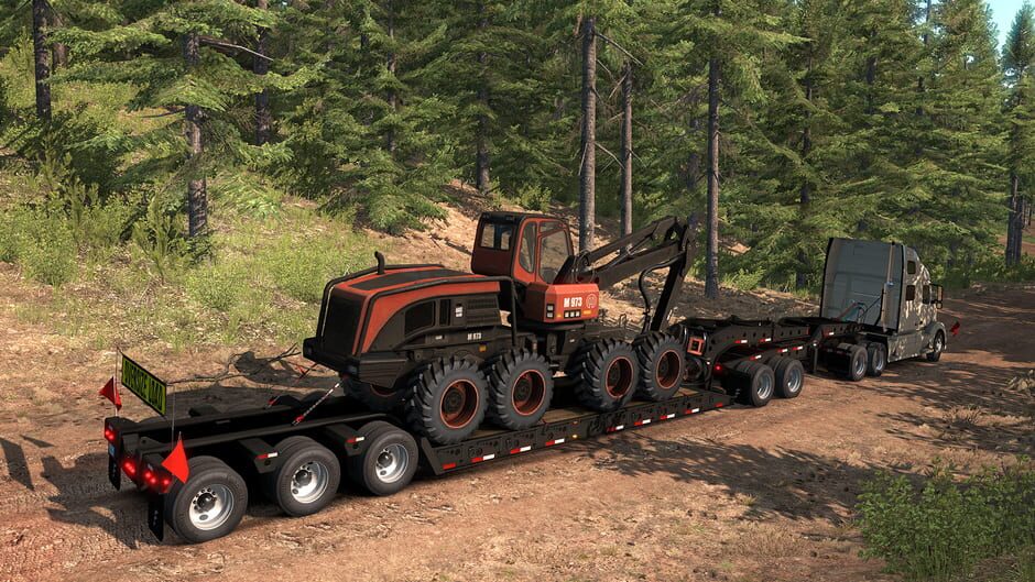 American Truck Simulator: Forest Machinery Screenshot