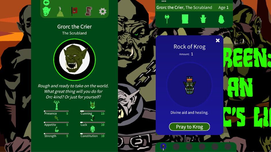 Green: An Orc's Life Screenshot