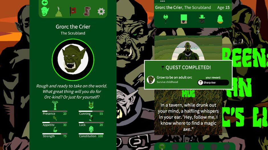 Green: An Orc's Life Screenshot