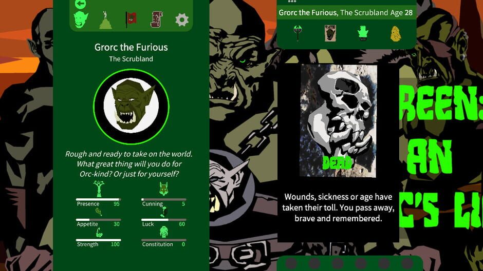 Green: An Orc's Life Screenshot