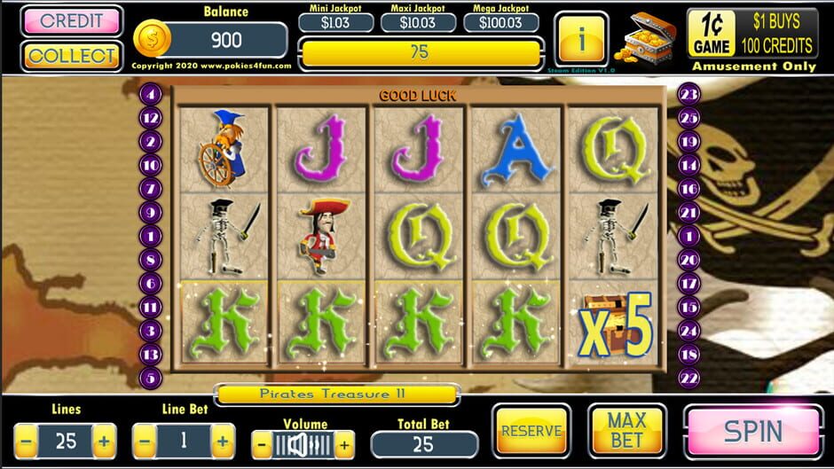 Pirates Treasure II Screenshot