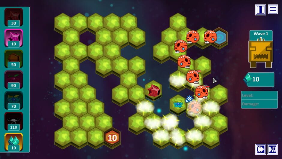 สกรีนช็อตจาก Myriad Tower Defense (รูปที่ 3)