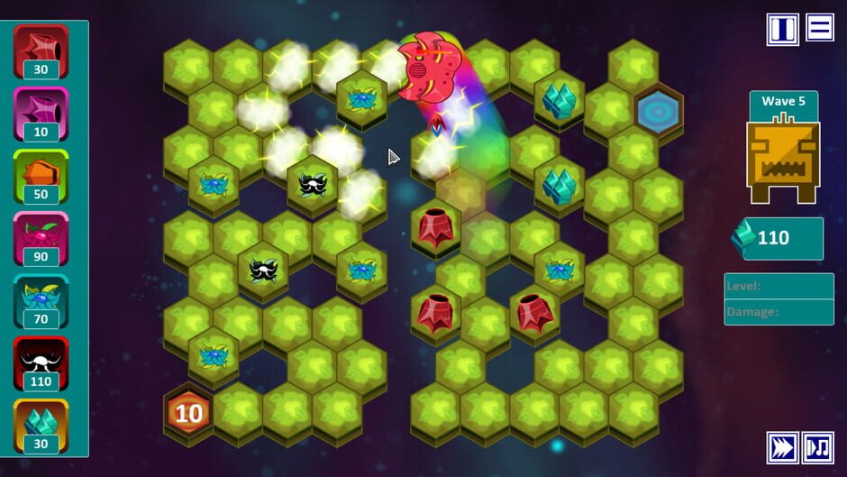 สกรีนช็อตจาก Myriad Tower Defense (รูปที่ 2)