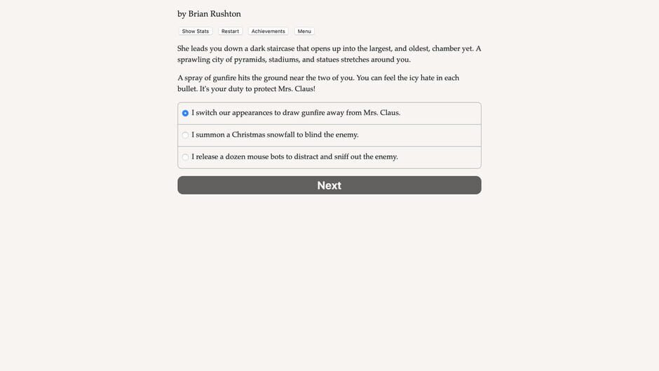In the Service of Mrs. Claus Screenshot
