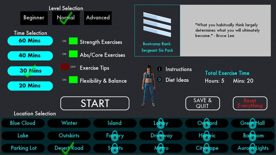 Boot Camp Fitness Screenshot