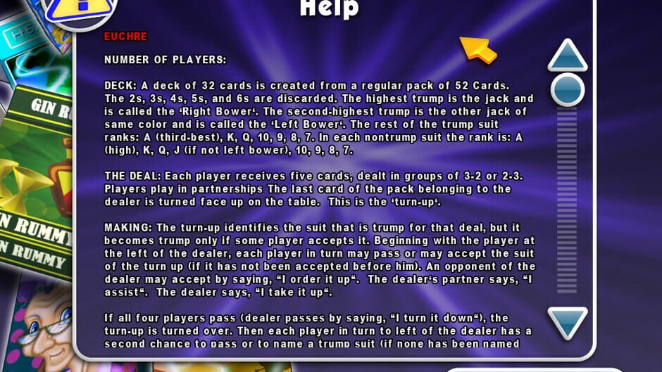 Classic Card Game Euchre Screenshot