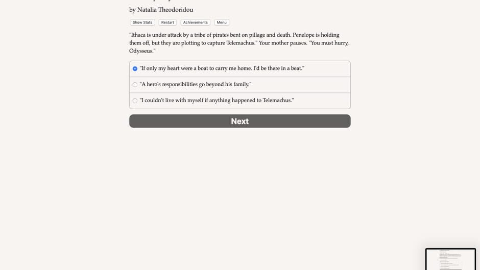 An Odyssey: Echoes of War Screenshot