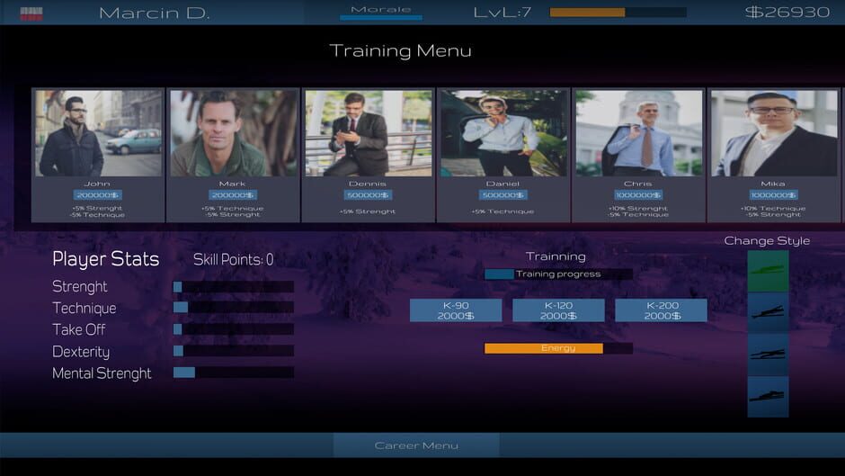 K-Point Ski Jumping Screenshot