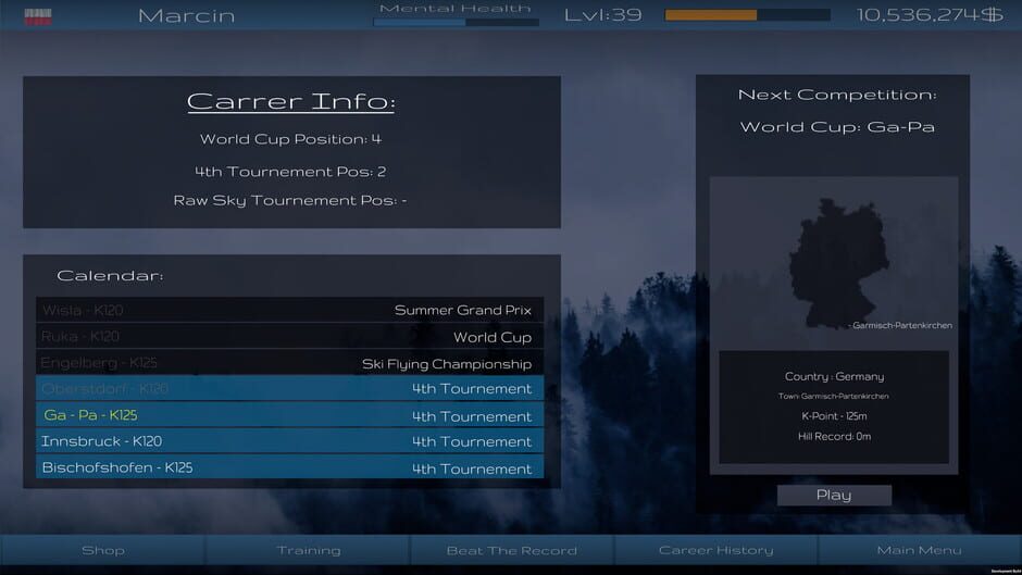 K-Point Ski Jumping Screenshot