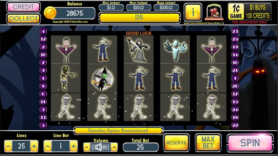 สกรีนช็อตจาก Spooky Spins: Remastered - Steam Edition (รูปที่ 4)