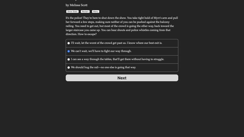 A Player's Heart Screenshot