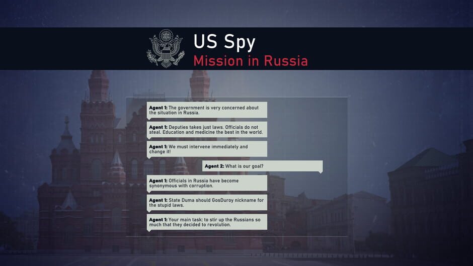 US Spy: Mission in Russia Screenshot