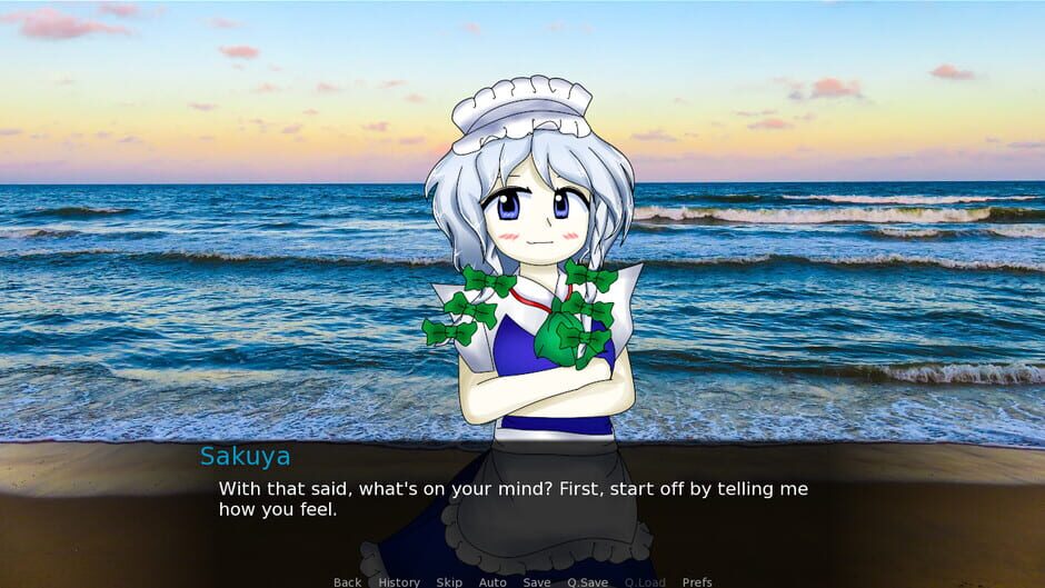 Sakuya Izayoi Gives You Advice And Dabs Screenshot