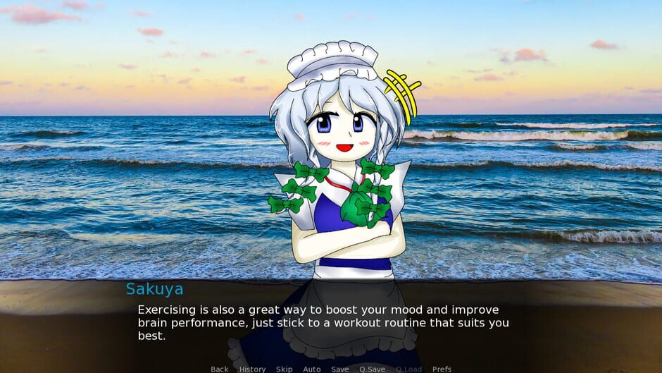 Sakuya Izayoi Gives You Advice And Dabs Screenshot