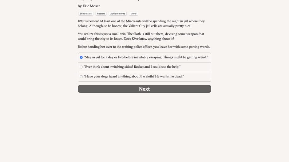 Zip! Speedster of Valiant City Screenshot